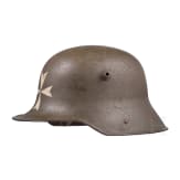 Stahlhelm M 16 mit Freikorpszeichen