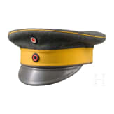 Schirmm&uuml;tze f&uuml;r Unteroffiziere im 2. W&uuml;rttembergischen Ulanen-Regiment Nr. 20 (gesiegelte Probe), datiert 1916