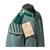 Waffenrock f&uuml;r das J&auml;ger-Regiment zu Pferde Nr. 5, gesiegelte Probe, datiert 1910