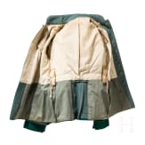 Waffenrock f&uuml;r das J&auml;ger-Regiment zu Pferde Nr. 5, gesiegelte Probe, datiert 1910