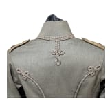 Feldgraue Attila f&uuml;r einen Leutnant im Husaren-Regiment Landgraf Friedrich II. von Hessen-Homburg (2. Kurhessisches) Nr. 14, um 1915