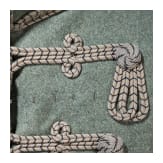 Feldgraue Attila f&uuml;r einen Rittmeister im Husaren-Regiment "K&ouml;nigin Wilhelmina der Niederlande" (Hannoversches) Nr. 15