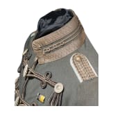 Feldgraue Attila der k&uuml;nftigen Friedensuniform M 15 f&uuml;r einen Leutnant der Husaren