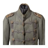 Feldgraue Attila f&uuml;r einen Leutnant im Husaren-Regiment "K&ouml;nig Wilhelm I." (1. Rheinisches) Nr. 7, datiert 1915