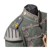Feldgraue Attila f&uuml;r Mannschaften/Unteroffiziere im Husaren-Regiment Nr. 14 (gesiegelte Probe), datiert 1915
