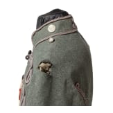 Feldgraue Attila f&uuml;r Mannschaften/Unteroffiziere im Husaren-Regiment Nr. 14 (gesiegelte Probe), datiert 1915