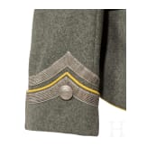 Feldgraue Ulanka f&uuml;r Mannschaften/Unteroffizere im Schleswig-Holsteinischen Ulanen-Regiment Nr. 15 - gesiegelte Probe, datiert 1908