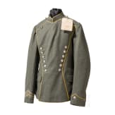 Feldgraue Ulanka f&uuml;r Mannschaften/Unteroffizere im Schleswig-Holsteinischen Ulanen-Regiment Nr. 15 - gesiegelte Probe, datiert 1908