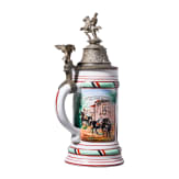 Geschenkkrug f&uuml;r einen Angeh&ouml;rigen der Leib-Eskadron Garde du Corps, Potsdam, 1904