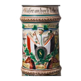 Zwei seltene Reservistenkr&uuml;ge der preu&szlig;ischen Kavallerie, 1905 - 1910