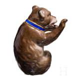 A small brown bear, Johann Joachim Kaendler, 1743 (design), Meissen, 19th century