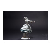 A porcelain ballet dancer "Chiarina" based on characters from the ballet "Le Carnaval", Paul Scheurich, 1913 (design), Meissen, 20th century (finish)