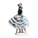 A porcelain figure "Estrella" from the Russian Ballet, Paul Scheurich, 1913 (design), Meissen, after 1950s (finish)