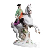 A figure of a hunter on horseback, Johann Joachim Kaendler, 1749 (design), Meissen, 1860 - 1924 (finish)