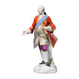 A porcelain figure "Kavalier mit Ordensband", Johann Joachim Kaendler, 1744 (design), Meissen, 20th century (finish)