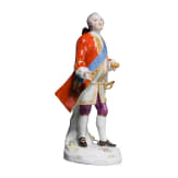 A porcelain figure "Kavalier mit Ordensband", Johann Joachim Kaendler, 1744 (design), Meissen, 20th century (finish)