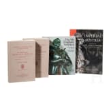 Vier B&uuml;cher &uuml;ber alte Waffen, DE/EN/FR