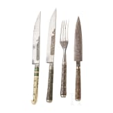 Besteck, osmanisch, und ein Sarajevo-Messer, Bosnien und Herzegowina, 19. Jhdt.