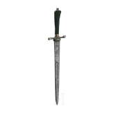 Hirschf&auml;nger mit geschnittener Klinge, deutsch, 17./18. Jhdt.