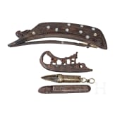 Konvolut Schusswaffen-Zubeh&ouml;r, orientalisch, 18./19. Jhdt.