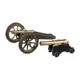 Zwei Miniatur-Kanonen, um 1900