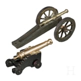 Zwei Miniatur-Kanonen, um 1900