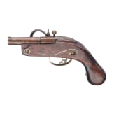 Taschenluntenschosspistole, Sammleranfertigung, deutsch, 20. Jhdt.