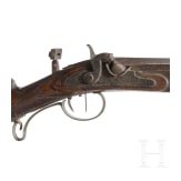 Perkussionsscheibenb&uuml;chse, deutsch, um 1800