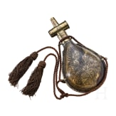 Gro&szlig;e Horn-Pulverflasche, &Ouml;sterreich, um 1830