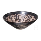 Ilkhanidisches Sch&auml;lchen mit brauner Glasur, Kashan,12. - 13. Jhdt.
