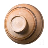 A small Mycenean clay jug, 12th century B.C.