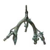 Bronzeanh&auml;nger mit drei stilisierten Kannen, archaisch, 8. - 7. Jhdt. v. Chr.