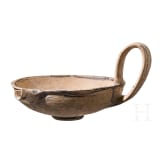 Kyathos-&auml;hnliche Henkelschale mit Ausguss, Daunisch, 4. Jhdt. v. Chr.