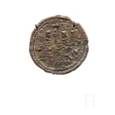 Bleiplakette mit Darstellung der Donaureiter, Donauprovinzen, 2. - 3. Jhdt. n. Chr.