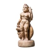 Kleinskulptur eines Eroten mit Delphin, provinzialr&ouml;misch, Marmor, 3. Jhdt. n. Chr.