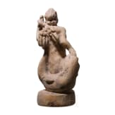 Kleinskulptur eines Eroten mit Delphin, provinzialr&ouml;misch, Marmor, 3. Jhdt. n. Chr.