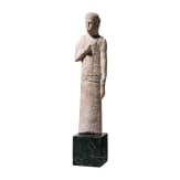 Kalksteinstatue eines Priesters aus r&ouml;mischer Zeit, Levante, 3. Jhdt. n. Chr.