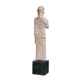 Kalksteinstatue eines Priesters aus r&ouml;mischer Zeit, Levante, 3. Jhdt. n. Chr.