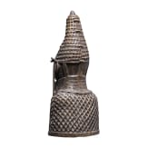 Gelbgussb&uuml;ste einer K&ouml;nigin, Benin, 20. Jhdt.