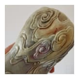 Kleines, seltenes, reliefiertes Wassergef&auml;&szlig;, China, wohl Qianlong-Periode, 18. Jhdt.