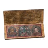 Buddhistisches Faltmanuskript, Nepal, wohl 19. Jhdt.