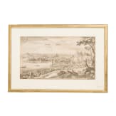 Stadtansicht von Passau aus Topographia Germaniae, Frankfurt a.M., 17. Jhdt.