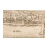 Stadtansicht von Passau aus Topographia Germaniae, Frankfurt a.M., 17. Jhdt.