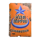 Reklameschild (Emailschild) "KAR MITRI ZIGARETTEN", Berlin, 1920er Jahre