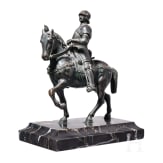 Bronzefigur des Condottiere Bartolomeo Colleoni, wohl deutsch oder Italien, um 1900