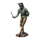 Eug&egrave;ne Marioton (1854 - 1933), Harlequin, a French FBL reproduction, 2nd half of the 20th century