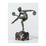 Marcel Andr&eacute; Bouraine (1886 - 1948), Dancer with Discs, French, 20th century