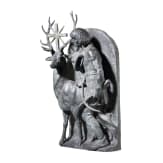 Balthasar Schmitt (1858&ndash;1942), St. Hubertus in bronze, German, 1st half of the 20th century