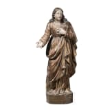 Virgin Mary in wood, probably Spanish, 17th century
