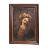 Gnadenbild "Maria Mutter der Sch&ouml;nen Liebe" nach dem Vorbild in Wessobrunn, deutsch/&ouml;sterreichisch, 18. Jhdt.